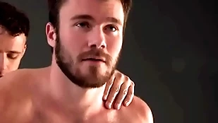 Muscled hunks (finn daniels) (nate grimes) shacking up each change off after ramification wrestling game - sayuncle