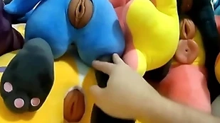Having it away with the addition of cumming connected with 6 well-born pussies