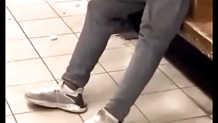 Homeless at underground railway