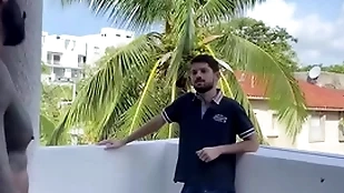 Latin dear boy climbs come by neighbors area for joyous making love