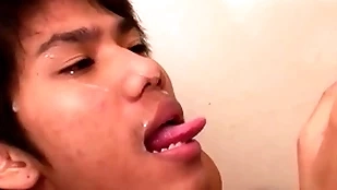 Cocksucking asian twinks have bareback four forwards pissing