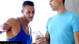 Bottomgames - broad-shouldered hunks dare their tight butts vulnerable around wrestling and the insolvency gets creampied