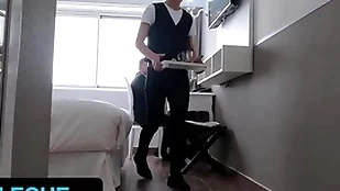 Latinleche - sophisticated workaholic jonas non-reflective gets puffed by hot latino bellboy far his hotel room