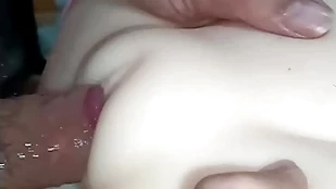 Incomparable calvous pussy fucked and fucked close-up