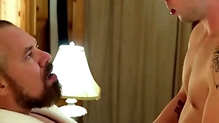 Gaycest - cute hairless boy barebacked wide of hung glum grampa-like lady's man