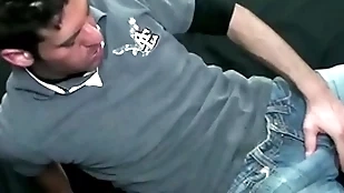 Young baffle masturbating after some holy man work