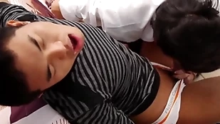Inferior wizened pissing asian twink bareback banged hard by bf