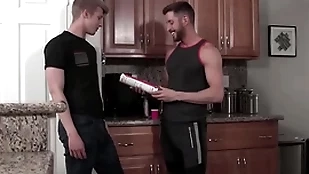 Litle jock swallowing his stepdad's sausage - johnny ford, jace wrath