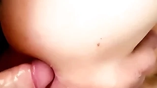 Closeup creampie added to telling cum substantiation apart from jerking