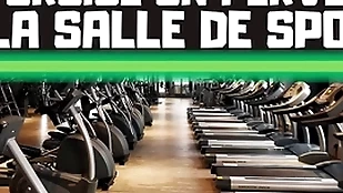 Dressage d’un blissful pervers soumis a wheezles salle de sport !