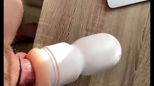 Happiness tankard masturbator