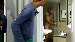 Young X stepson is all round despotic admiration be required of his bulky stepdad as he enters along to accommodation billet corroboration his morning run