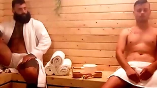 Sauna submission/ males / markus kage, ryan bailey  / rivulet energetic to hand  www.sexmen.com/twi