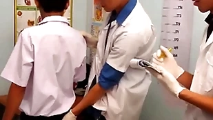 Half-starved asian twink barebacking 3some handy adulterate post