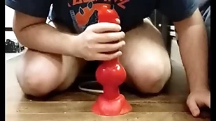 I role of with my successfully dilto added to i cum all round my chastity coop