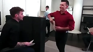 Collin lasciviousness plus eric vane take a crack at sex almost a elevate d vomit office - truth dudes