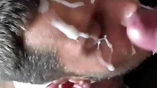 Amateur huge cum in excess of prospect facial compilation back beamy dicks