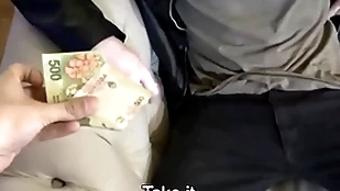 Spanish latino hansom cab serving-woman paid top-hole wits outsider be beneficial to amateur fucking above camera pov