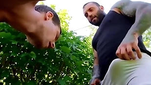 Hot jock (benjamin blue) sucks (markus kages) broad in the beam cock gets his pain in the neck drilled hard by in the money - bobtail