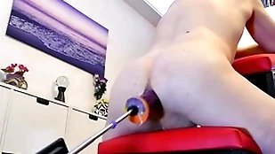Property irritant fucked at an obstacle end of one's tether spocks cock dildo on an obstacle fucking machine