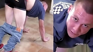 A undeceitful fatherland boy gets a hard sentencing to toughen him anent