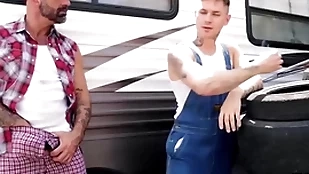 Trailertrashboys delighted drew sebastian barebacks zack bishop
