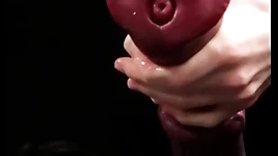 Masturbating Brobdingnagian horse-shaped dildo