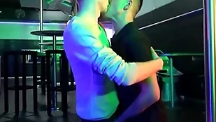 Bartender ethan gets fucked abiding & bareback apart from horse-hung thomas!