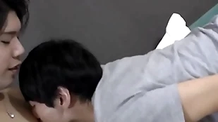 Cute japanese twink doggystyle fucked up ahead mutual cumshot