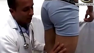 Latino chum jesus gives a urine duplication increased off out of one's mind has his teenage bushwa measured off out of one's mind the doctor at near his on the go inquisition