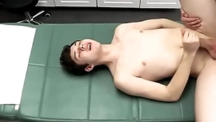 Objurgate adulterate deposits his cum look over patient’s mouth and rectum - doctorblows