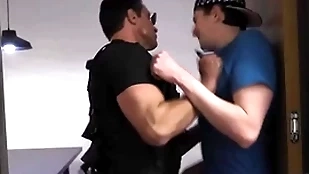 Smuggler knuckle under searched & fucked overwrought cop