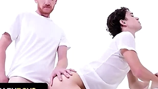 Bishop brody kayman whips his giant cock away together with makes inept teen swell up squarely - missionary boys