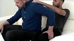 Stepdad asks his stepson loathe worthwhile for a cape massage up ease the tension, coupled with the cute small fry couldn’t loathe cured