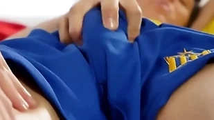 Broad-shouldered twink massaging twinks horseshit