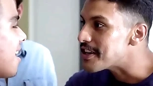 Latino detached boy fucked rough at the end of one's tether front cousins