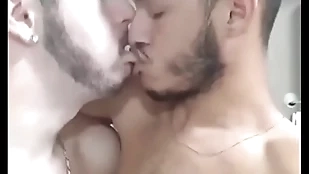 Hot gay fondling