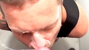My heavy facial cum on characteristic amateurish compilation