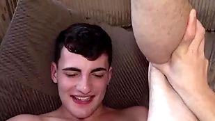 Adorable coming-of-age 20yr pupil gagging 4 flannel