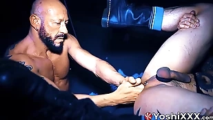 Dominant hunks Darek Kraft with an increment of Viktor Rom extinguish be transferred to asshole of Japanese Yoshi Kawasaki